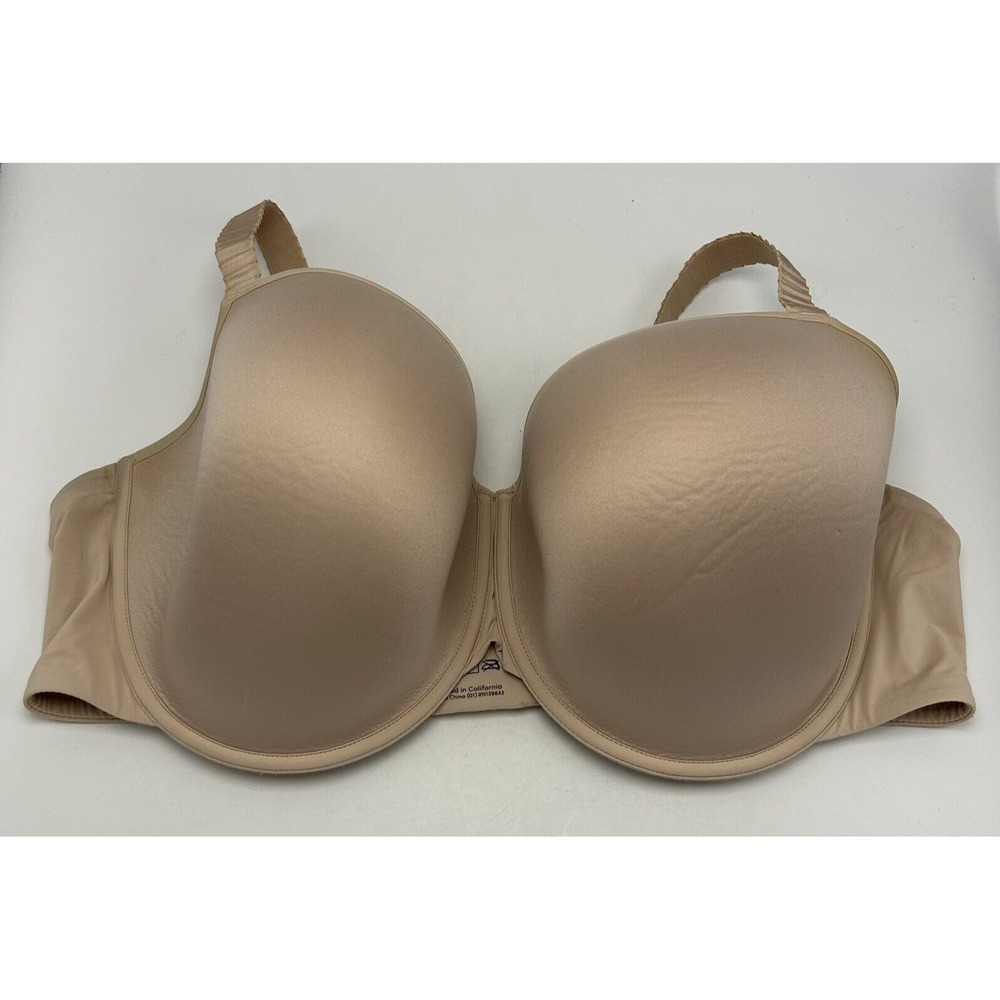 ThirdLove Bra 46 E 24 7 Classic T Shirt Lined Underwire Beige 4 Hook Womens
